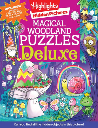 cover art of magical woodland puzzles