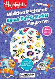 Space Hidden Pictures Puffy Sticker Playscenes | Highlights