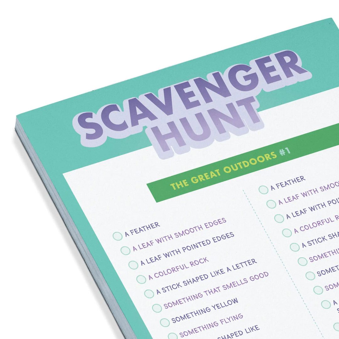 Vacation & Staycation On-The-Go Game Pad, Vacation & At-Home Activity Book for Kids