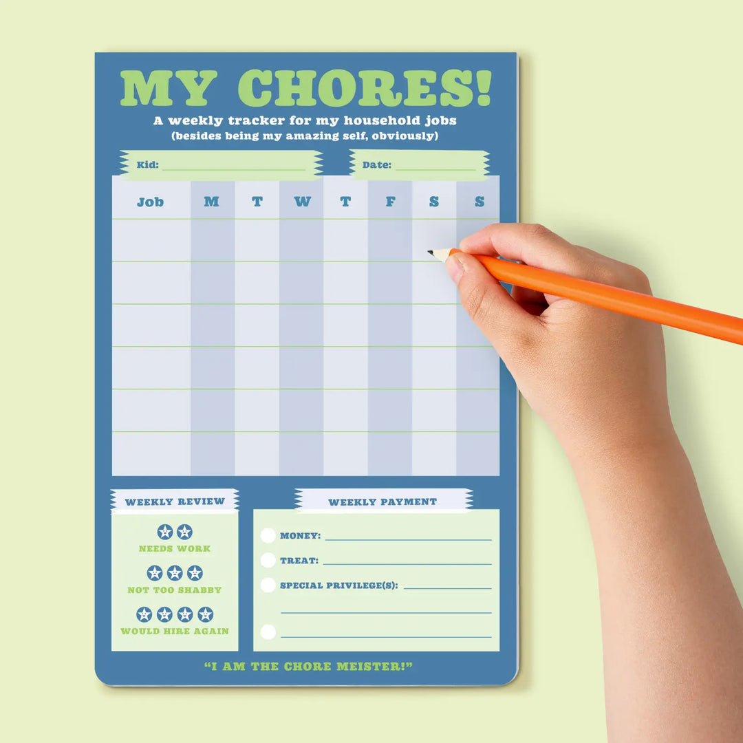 My Chores Weekly Tracker Pad Can-Do Pad with Sticker Sheet – The ...