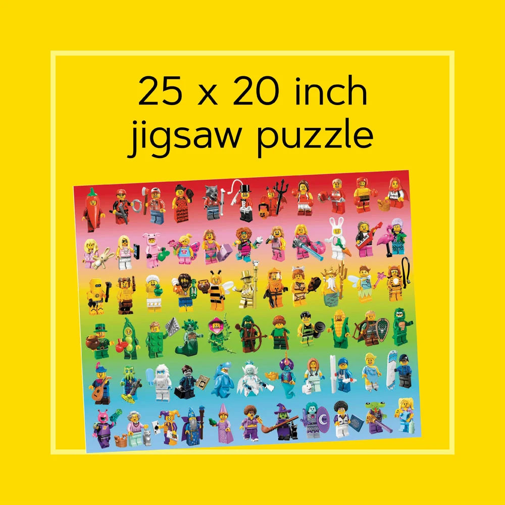 LEGO Puzzle 1000 Minifigure Rainbow