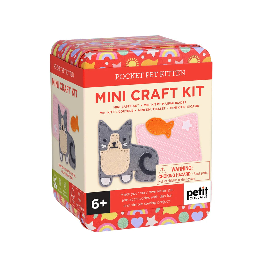 Mini Craft Kit: Pocket Pet Kitten | Petit Collage