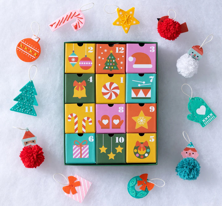 12 Crafts of Christmas Advent Calendar | Petit Collage