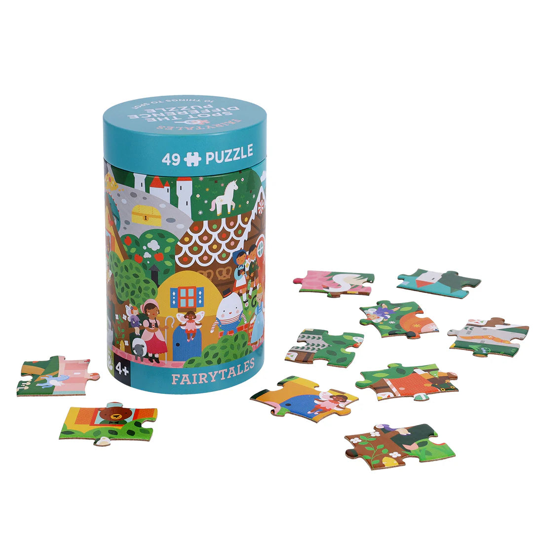 Spot the Difference Puzzle: Fairy Tales  | petit collage