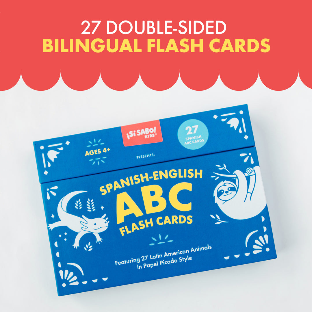 Spanish-English ABC Flash Cards