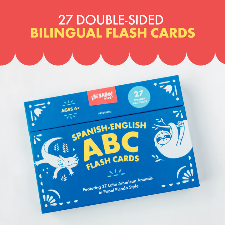 Spanish-English ABC Flash Cards