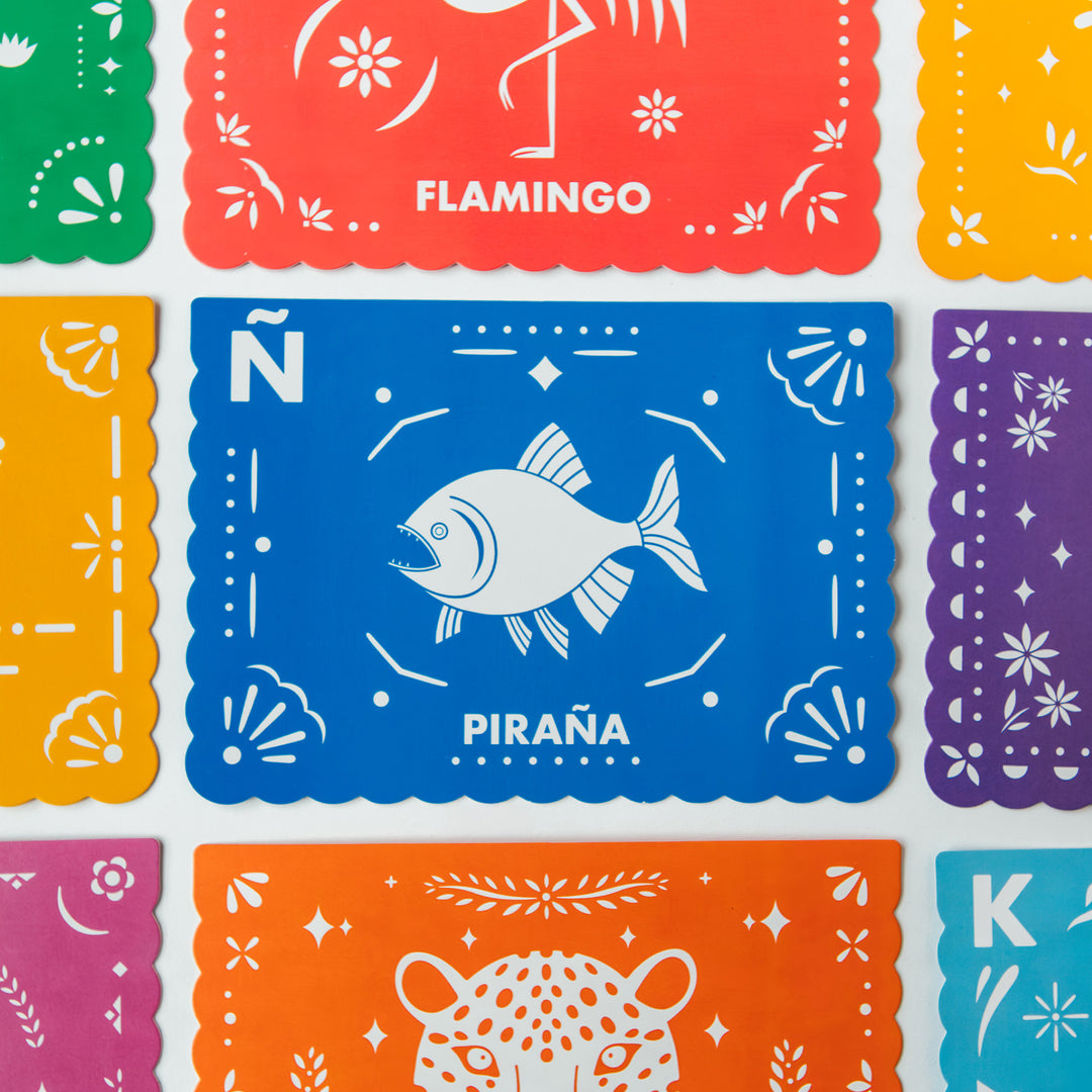 Spanish-English ABC Flash Cards