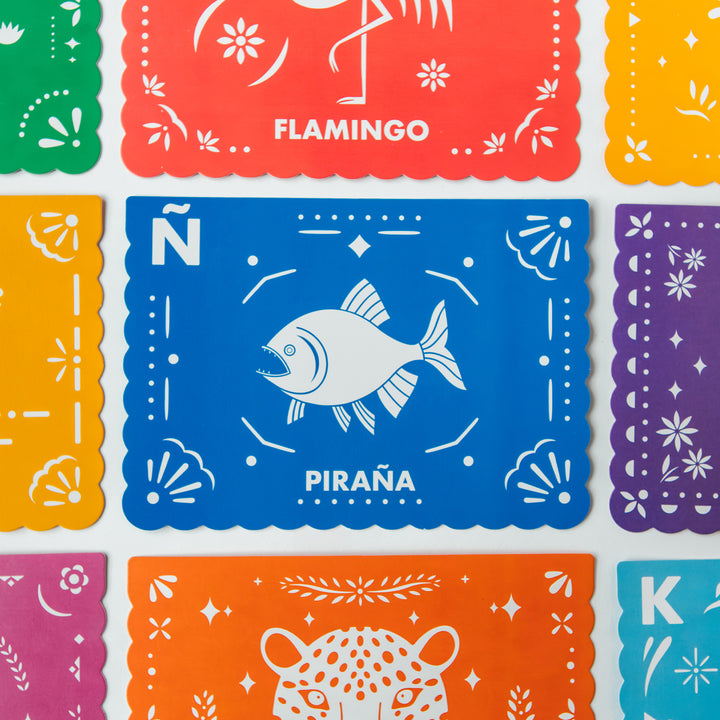Spanish-English ABC Flash Cards