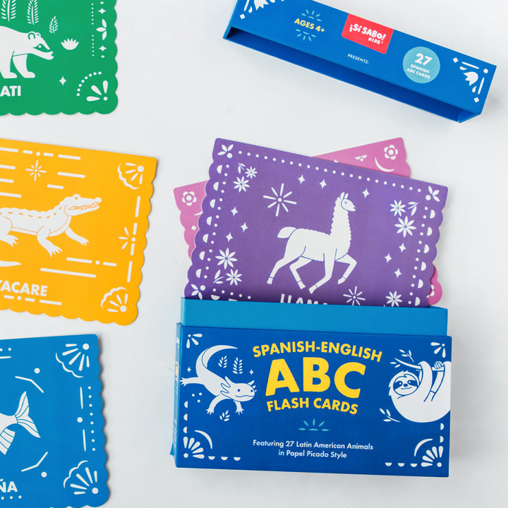 Spanish-English ABC Flash Cards