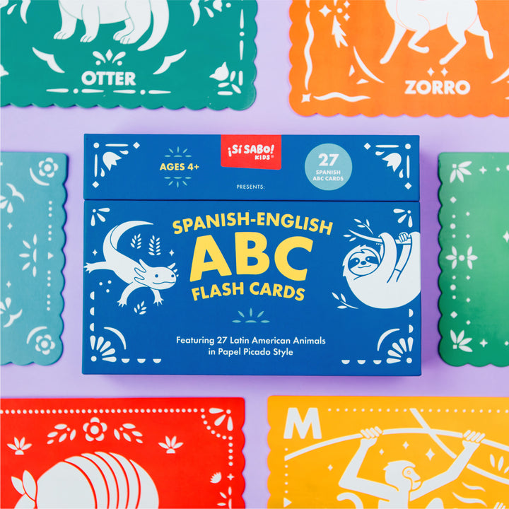 Spanish-English ABC Flash Cards