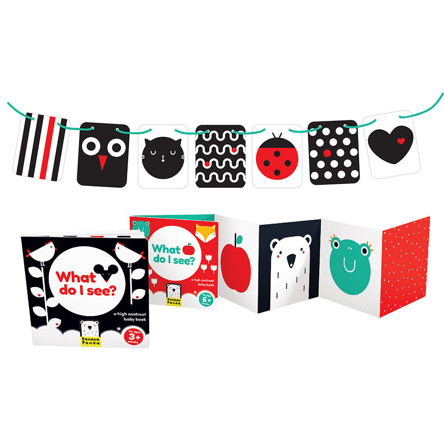 High Contrast Baby Pack - 0m-3m-6m+ | Banana Panda