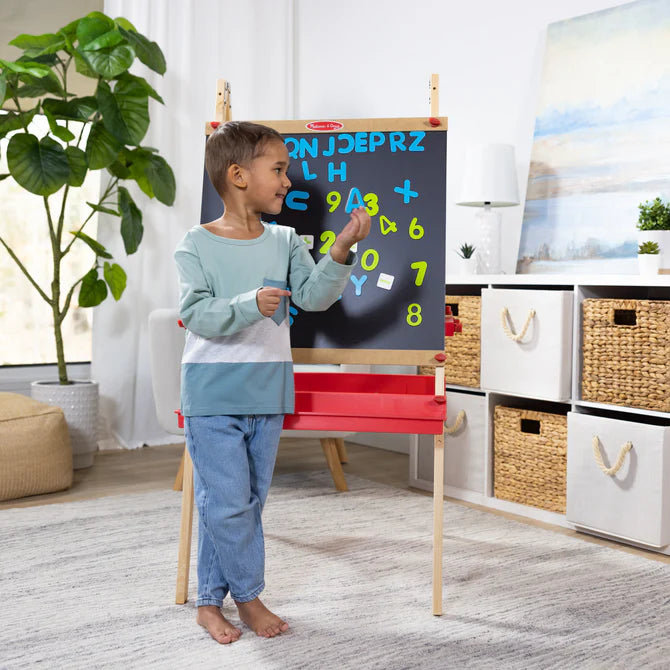 Deluxe Magnetic Standing Art Easel | Melissa & Doug - LOCAL PICK UP ONLY
