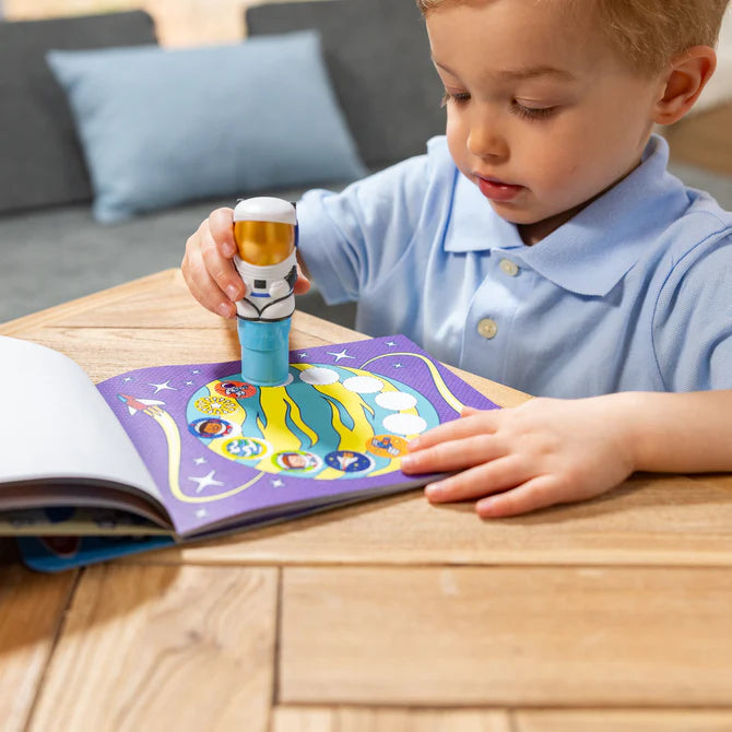 Sticker WOW!® Activity Pad & Sticker Stamper - Astronaut | Melissa & Doug