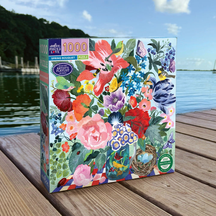 Spring Bouquet 1000 Piece Puzzle | eeBoo