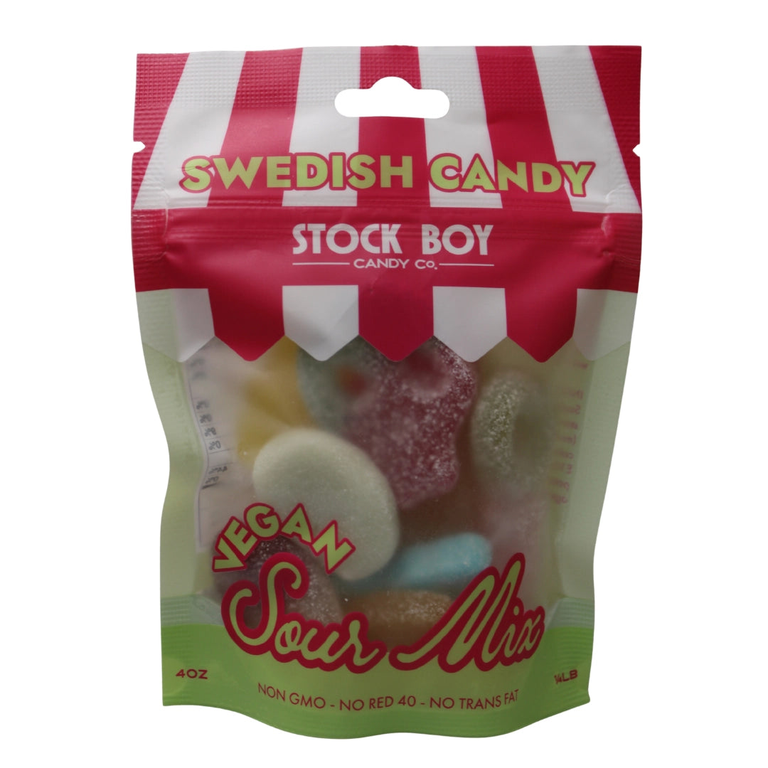 Vegan Sour Mix – Swedish & European Sour Candy Mix | Stock Boy