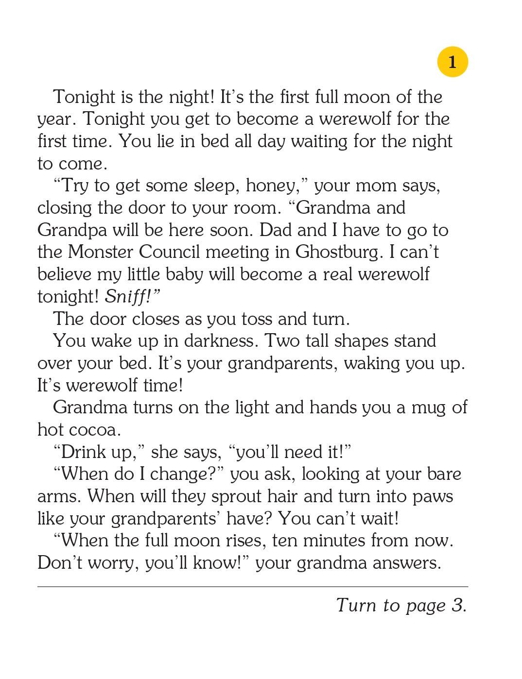 Your Grandparents Are Werewolves - CYOA