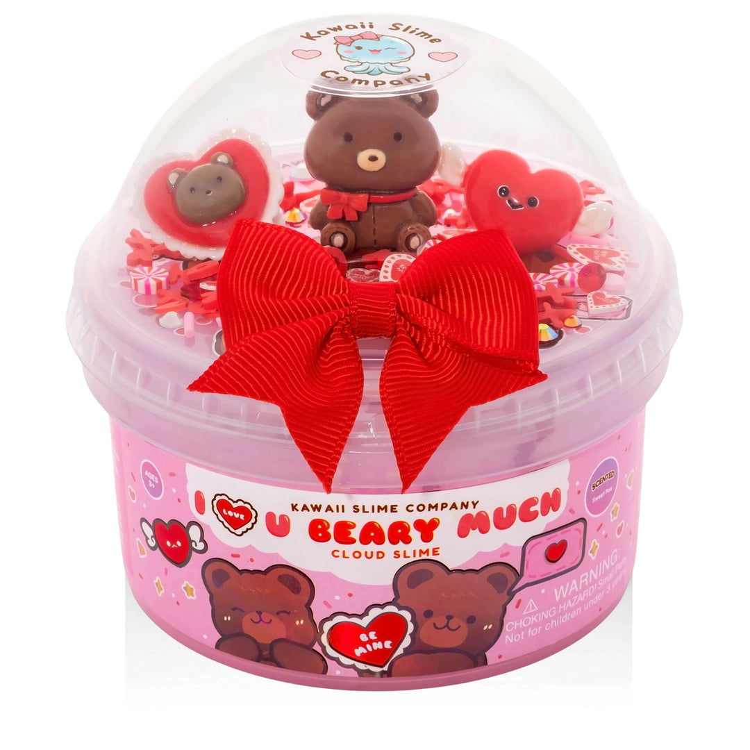 I Love You Beary Much Cloud Signature Dome™ Slime | Kawaii Slime Company