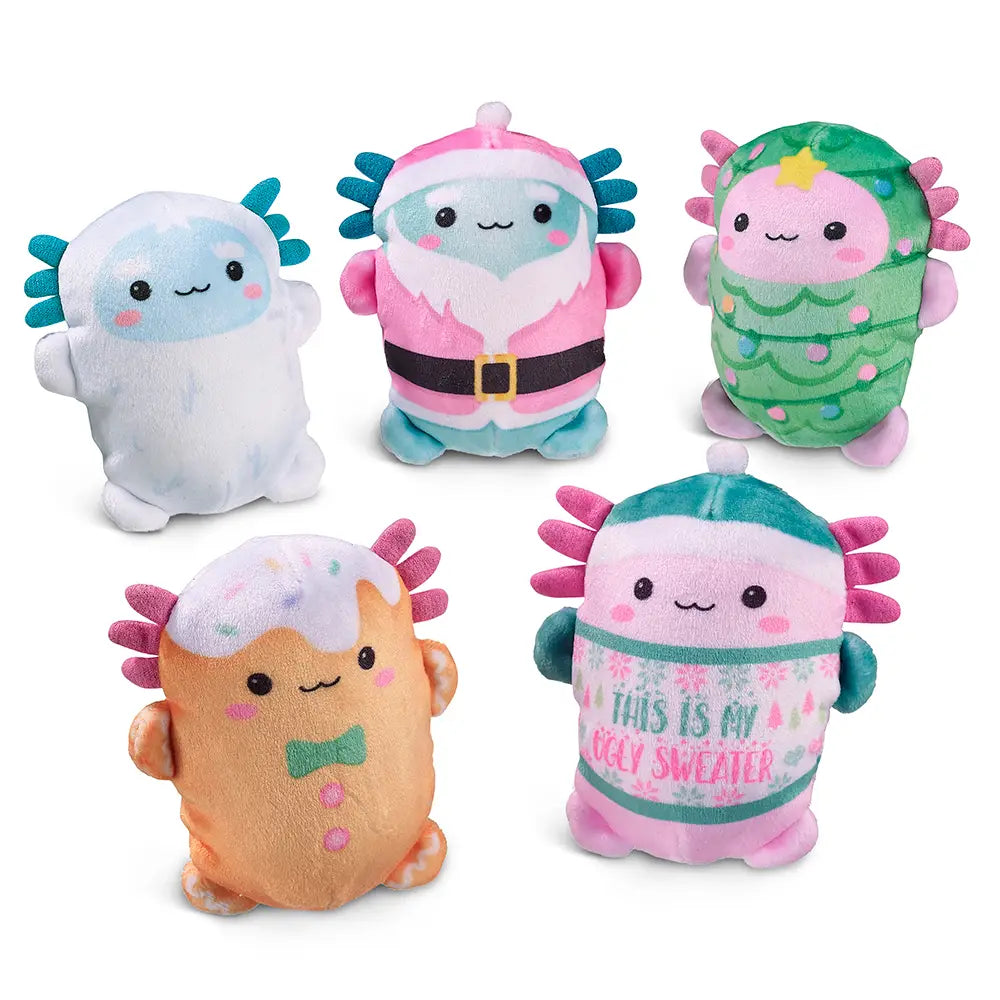 Bubble Stuffed Squishy Friends - A Very Axolotl Xmas | Top Trenz