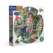 Collecting Nature 500 Piece Round Puzzle | eeBoo