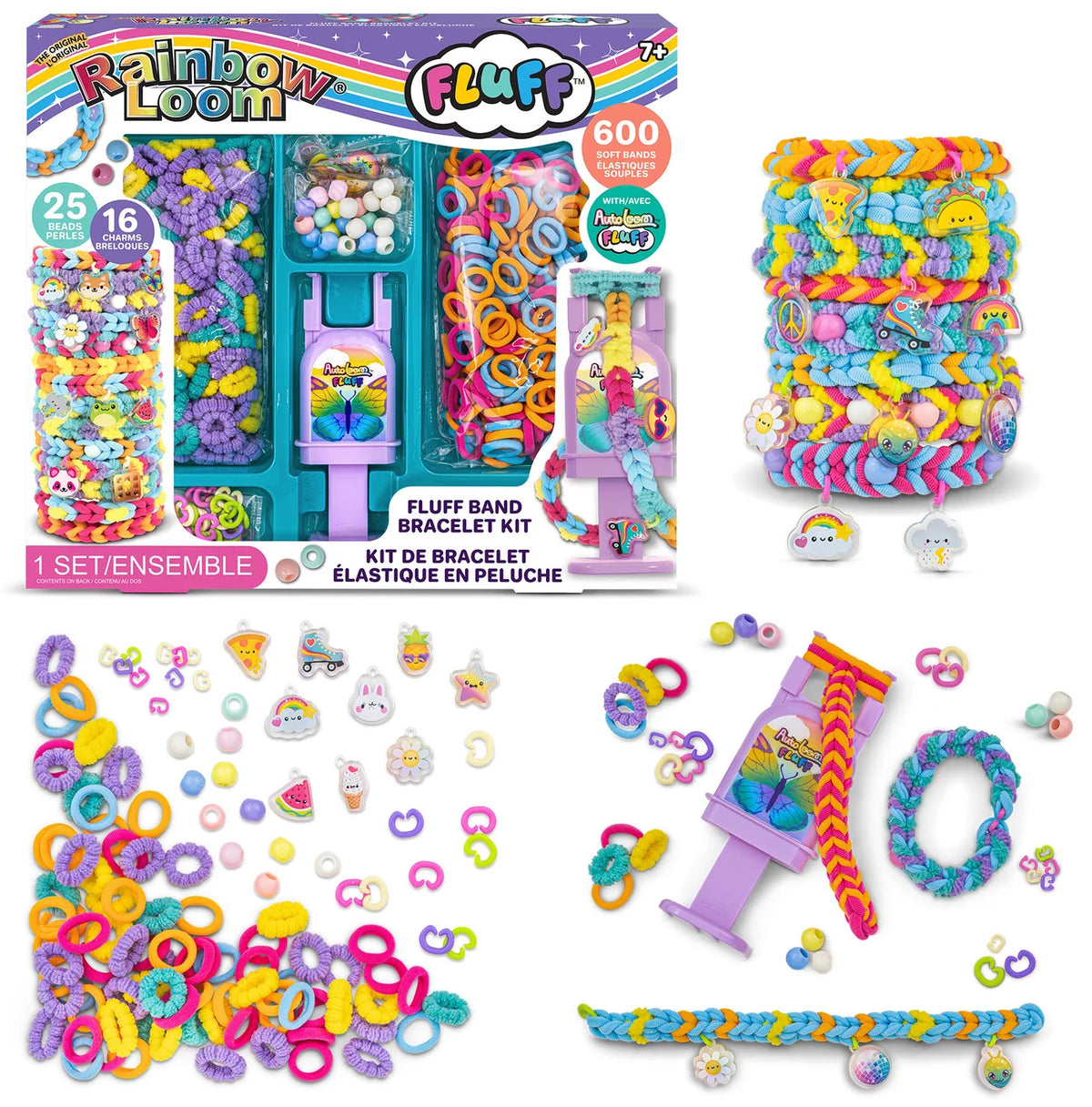 Fluff Band Bracelet Kit | Rainbow Loom - LOCAL PICK UP ONLY