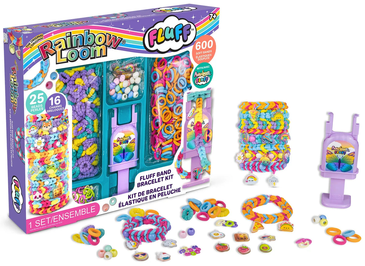 Fluff Band Bracelet Kit | Rainbow Loom - LOCAL PICK UP ONLY