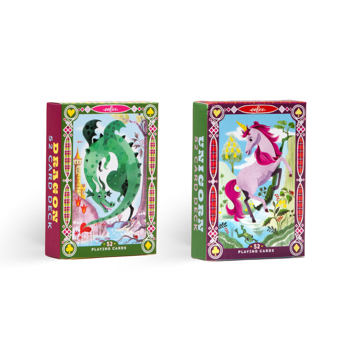 Dragon & Unicorn Playing Cards | eeBoo