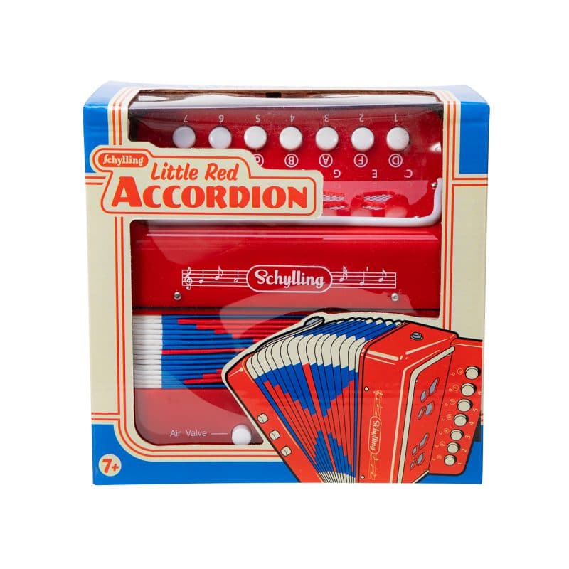 front view of accordion in packaging
