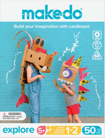 EXPLORE - Cardboard Construction Kit | Makedo