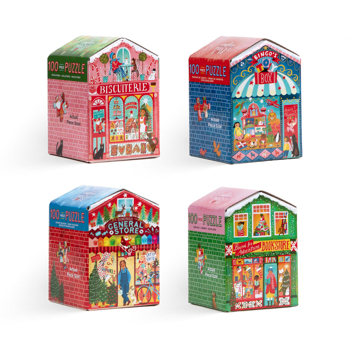 Christmas Market 100 Pc Puzzle | eeBoo
