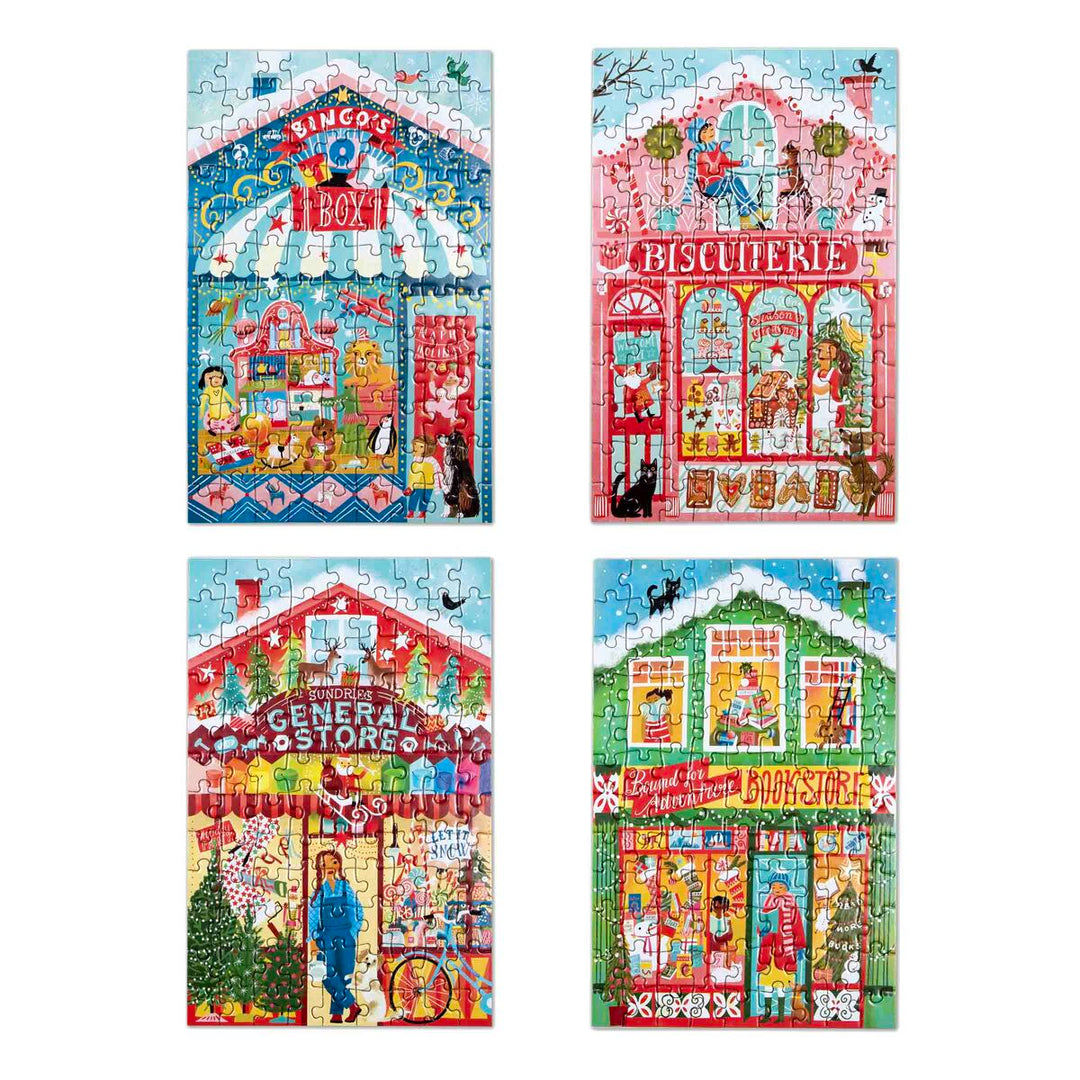 Christmas Market 100 Pc Puzzle | eeBoo