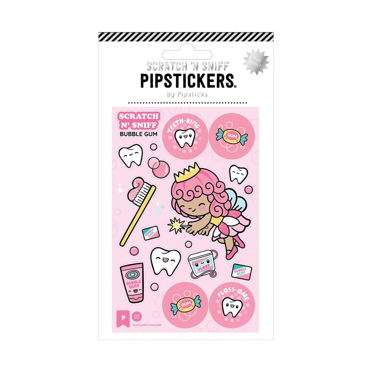 Tooth Fairy Treat Scratch 'N Sniff | Pipsticks