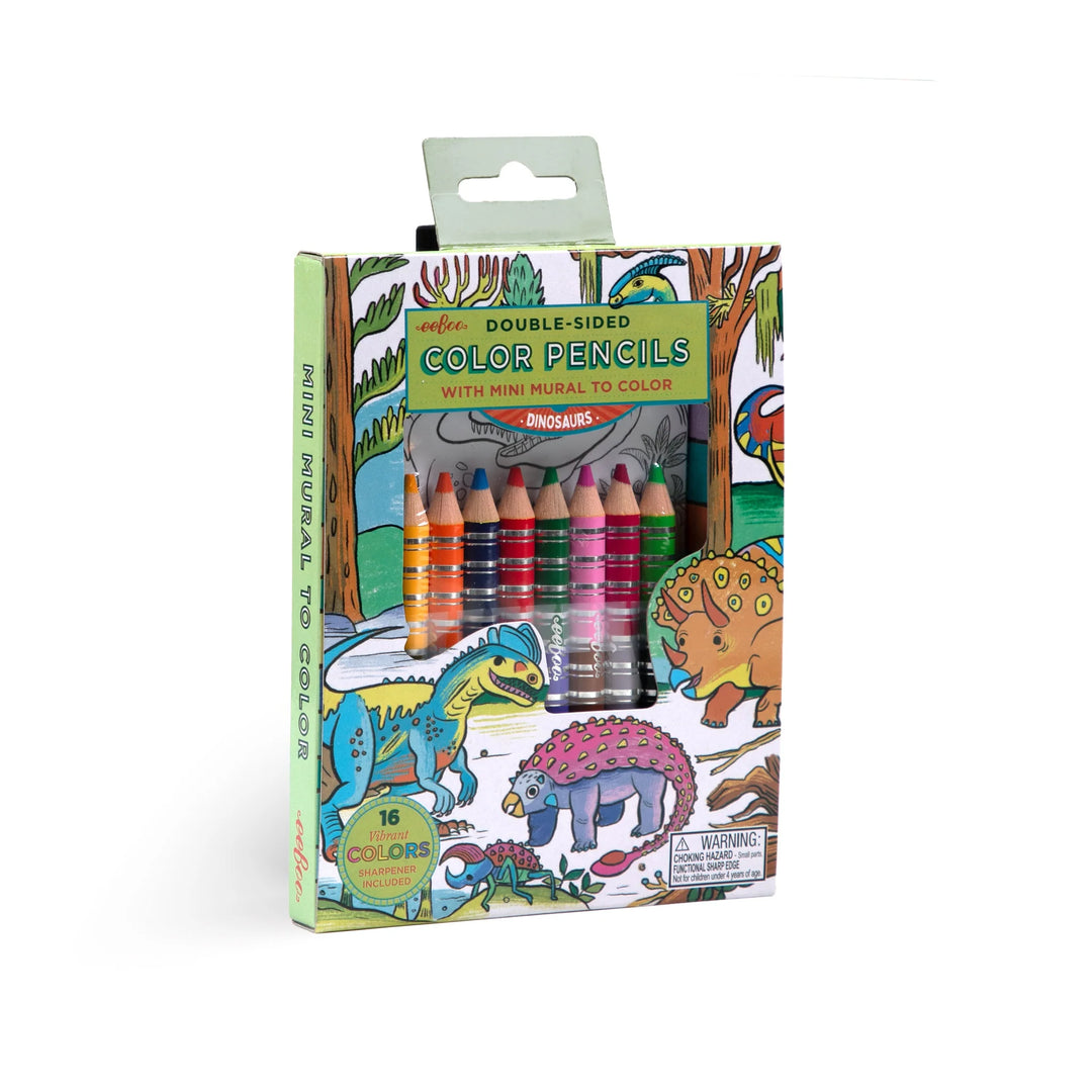 Dinosaurs Biggie Pencils with Fold-Out Mural | eeBoo