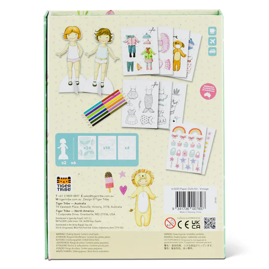 Paper Dolls Kit - Vintage | Tiger Tribe