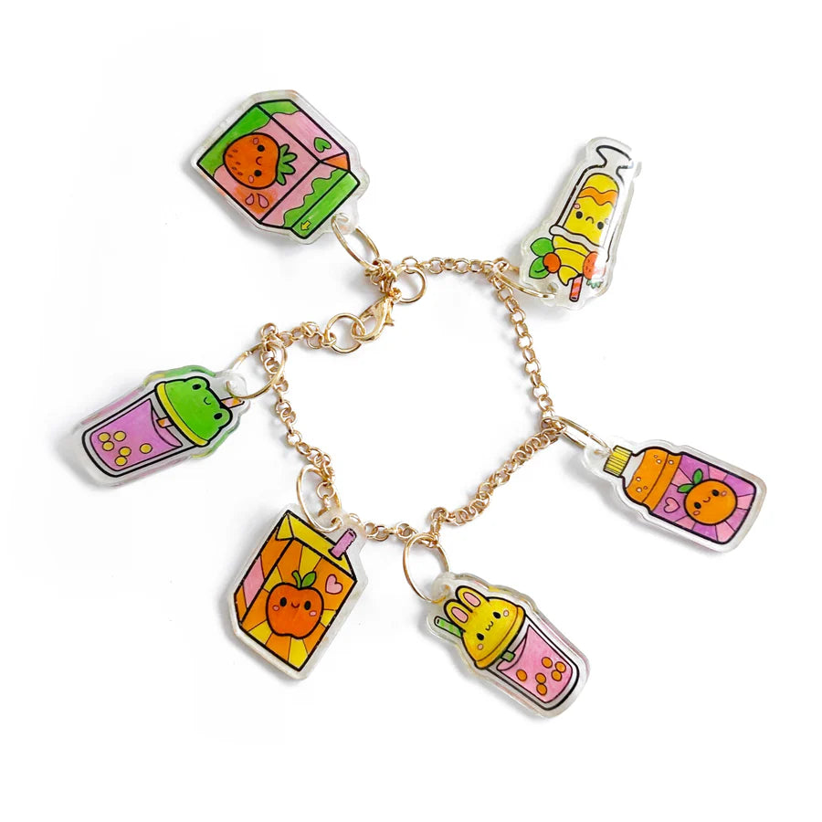 Shrinkorama - Charm Bracelet - Kawaii Drinks | Tiger Tribe