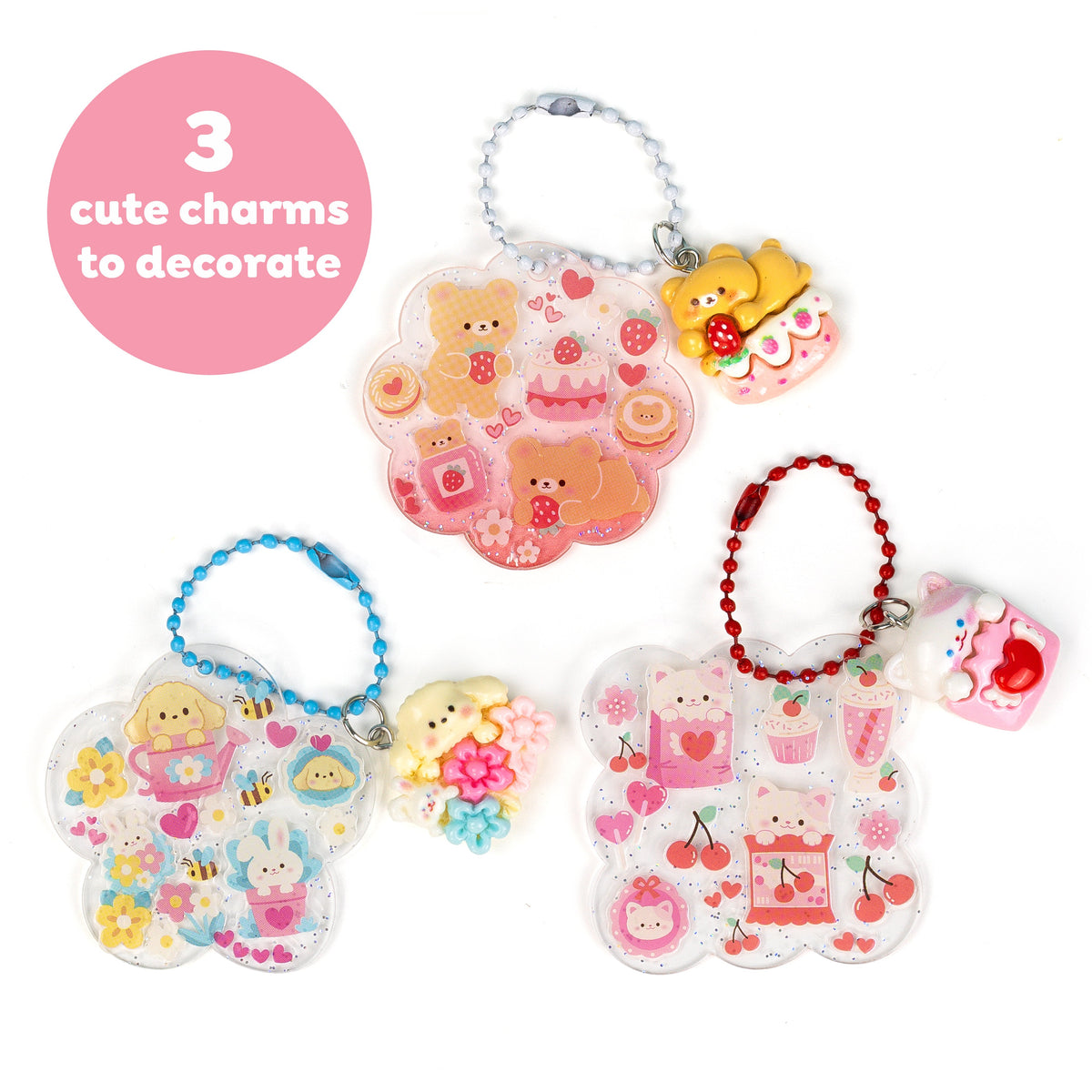 Sticker Craft Kit - Kawaii Bag Charms