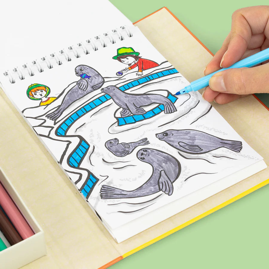 Coloring Set - Zoo | Tiger Tribe