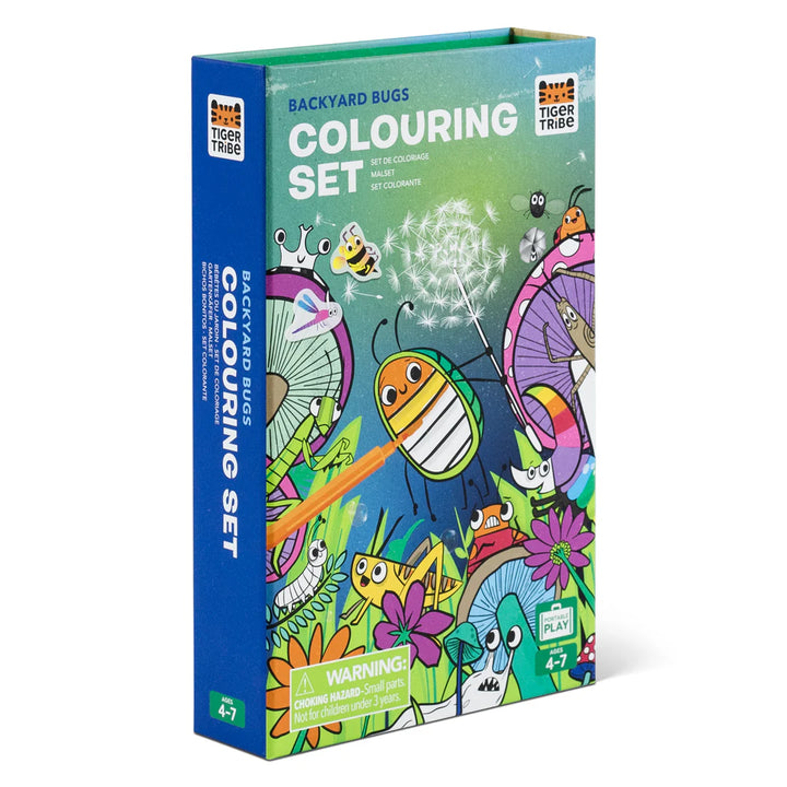 Colouring Set - Backyard Bugs | Tiger Tribe