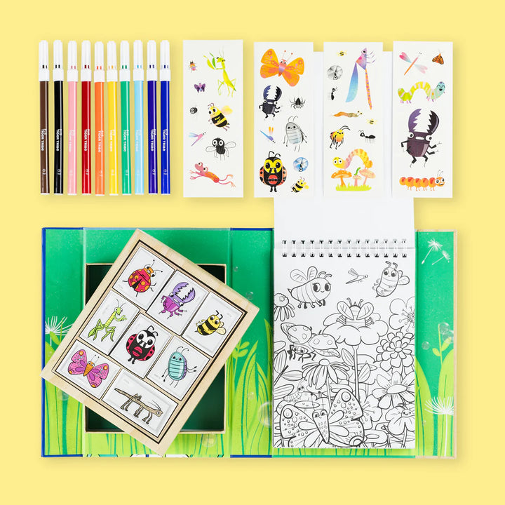 Colouring Set - Backyard Bugs | Tiger Tribe