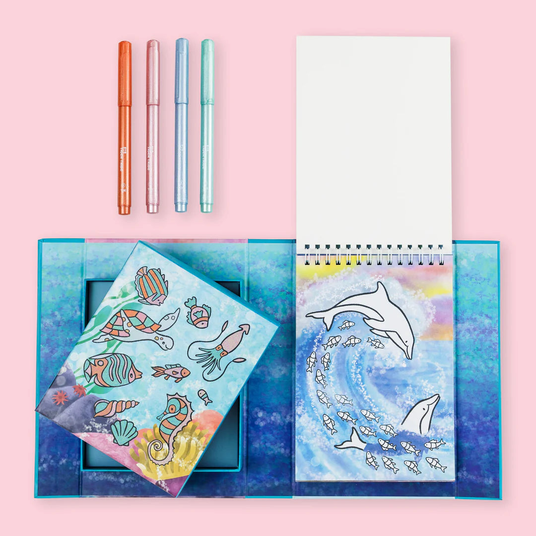 Shimmer Coloring Set - Sea Life | Tiger Tribe