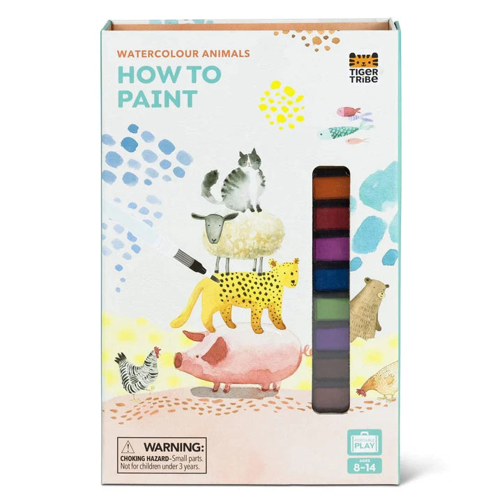 How to Paint - Watercolour Animals | Tiger Tribe