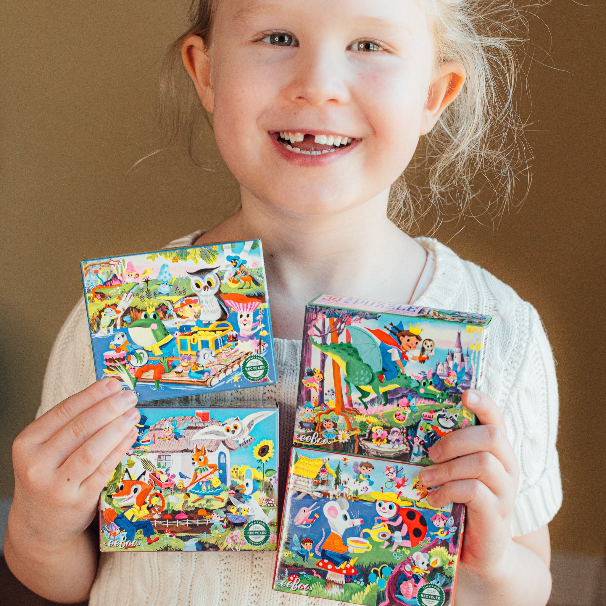 Fairies & Tales Mini Puzzle Assortment | eeBoo