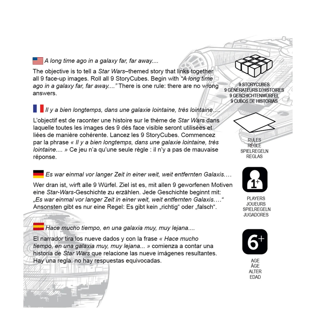 Rory's Story Cubes Star Wars | Asmodee