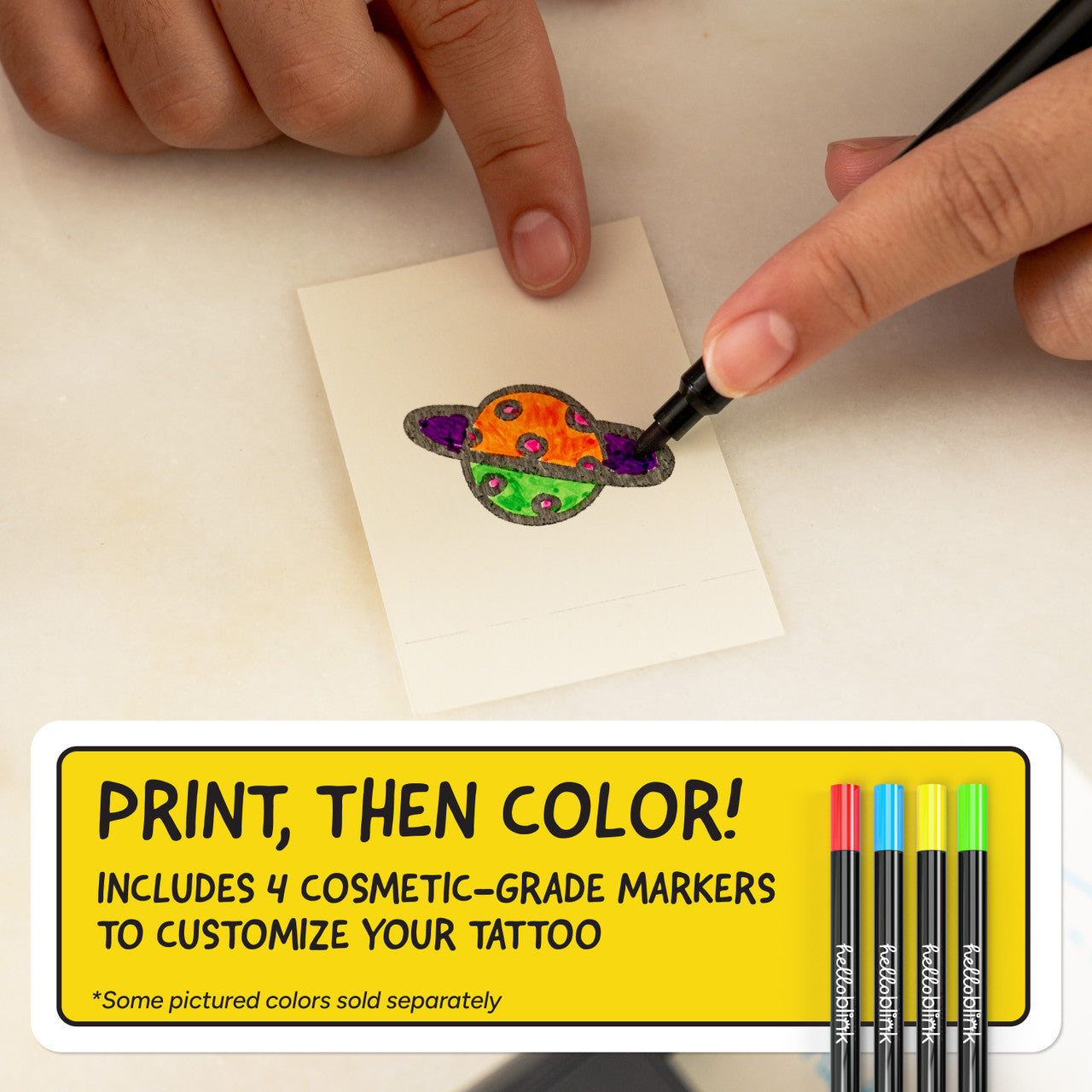 Hello Blink - Tattoo Maker & Printer | Gamewright