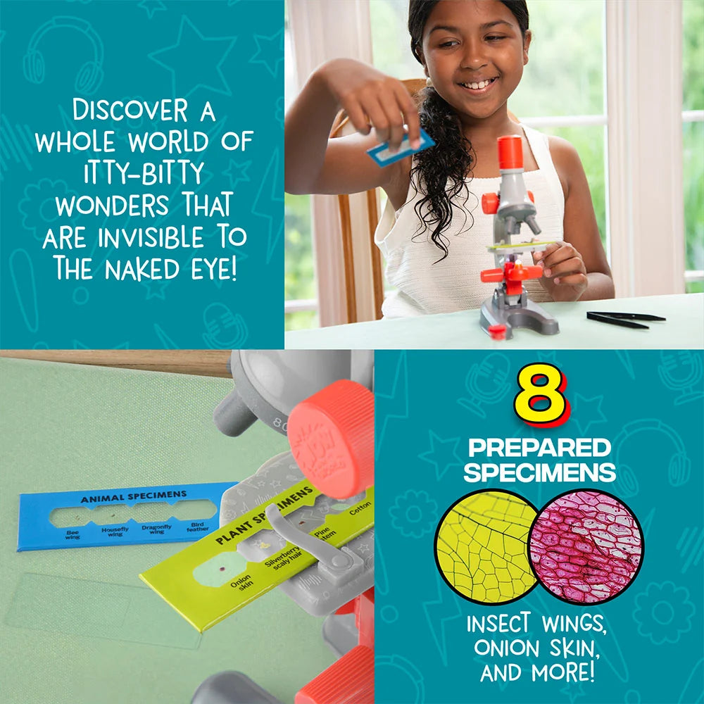 Wow in the Word: Kids' Microscope & Biology Kit | Thames & Kosmos