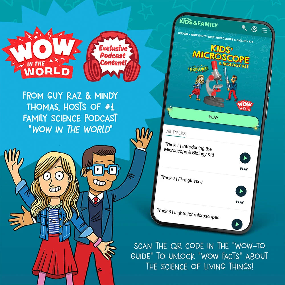Wow in the Word: Kids' Microscope & Biology Kit | Thames & Kosmos