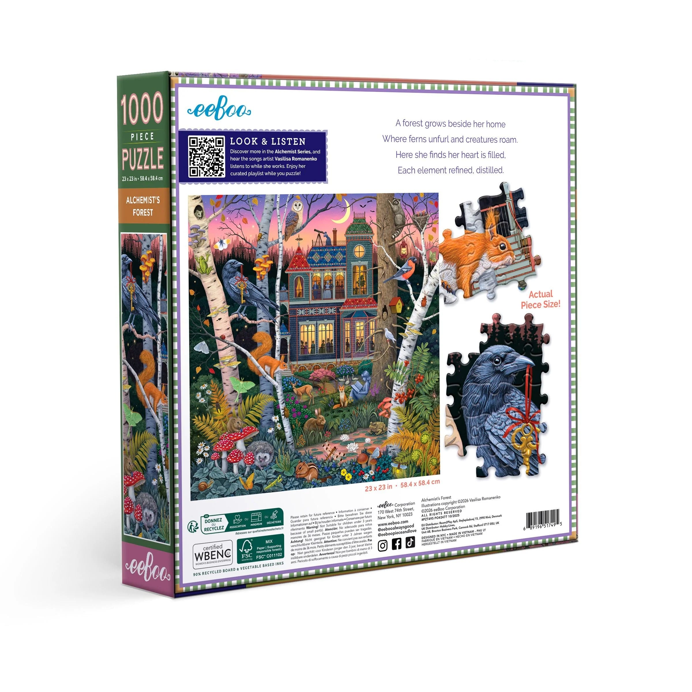 Alchemist's Forest 1000 Piece Puzzle | eeBoo