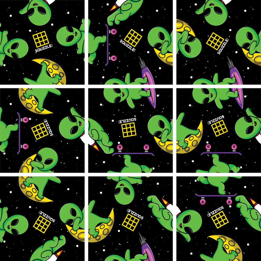 Aliens Squzzle Puzzle | Fun Squared Games