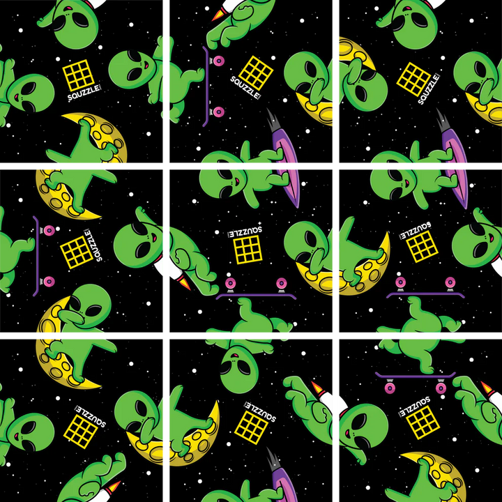 Aliens Squzzle Puzzle | Fun Squared Games