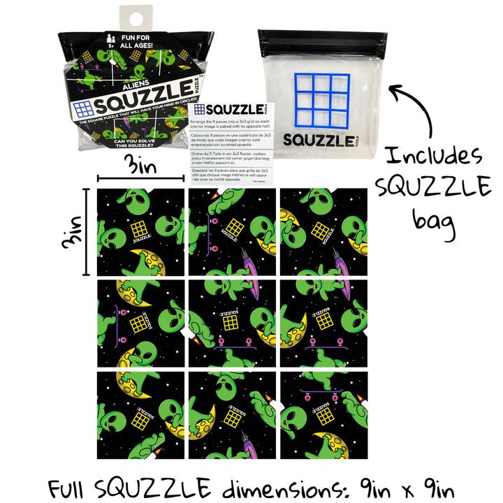 Aliens Squzzle Puzzle | Fun Squared Games