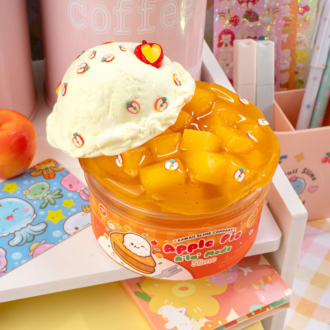 Apple Pie à la Mode Jelly Cube | Kawaii Slime Company